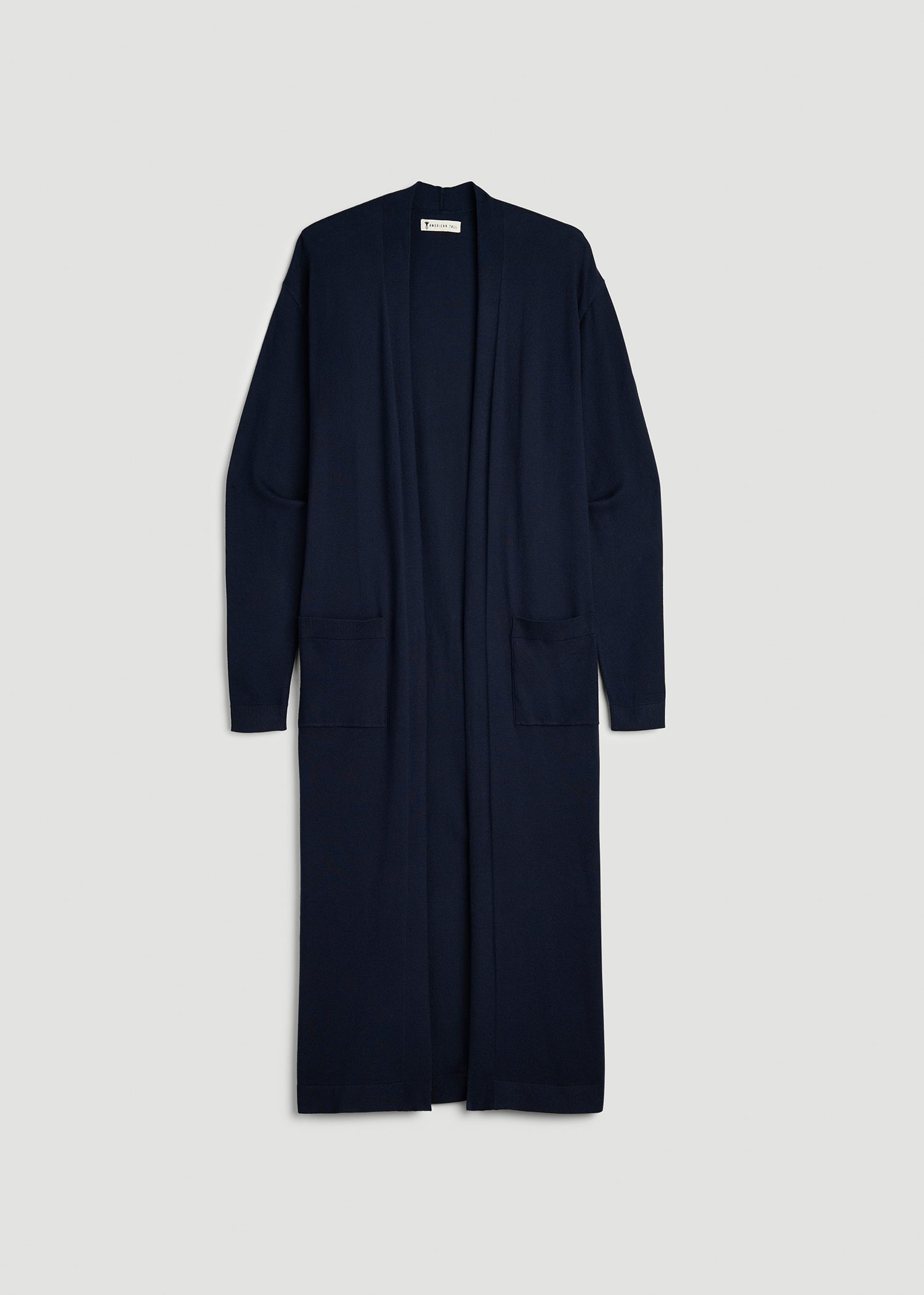 Maxi Knit Lounge Cardigan for Tall Women in Royal Navy