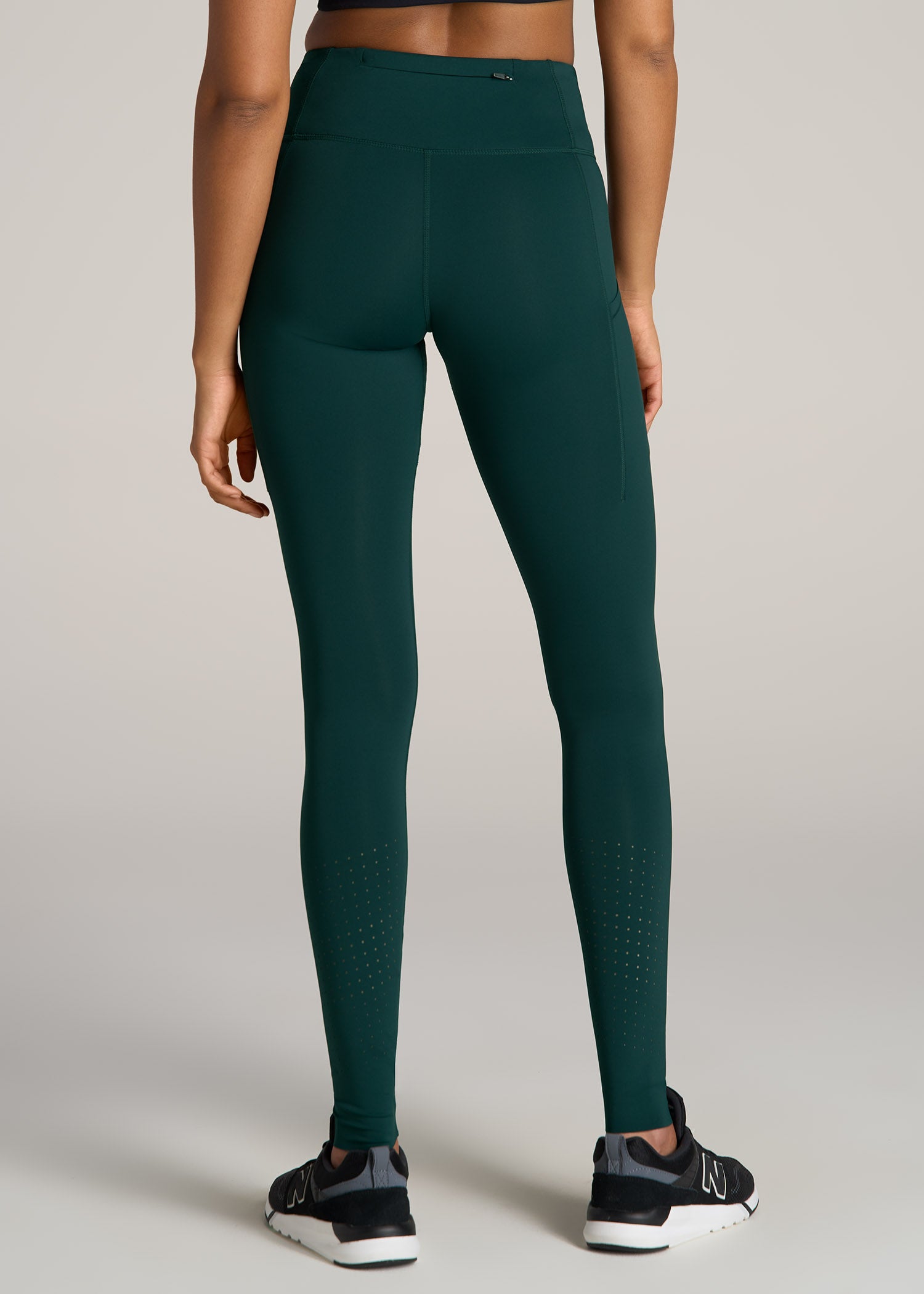 Mid Rise Run Legging for Tall Women Emerald