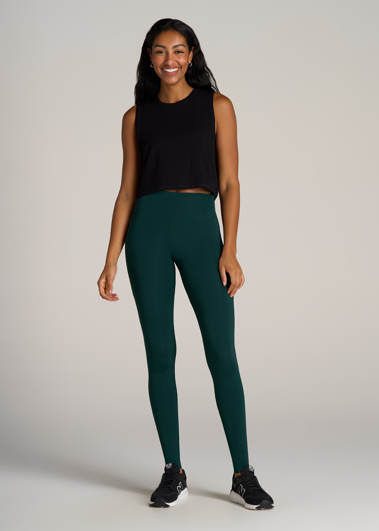 American-Tall-Women-Mid-Rise-Run-Legging-Emerald-full