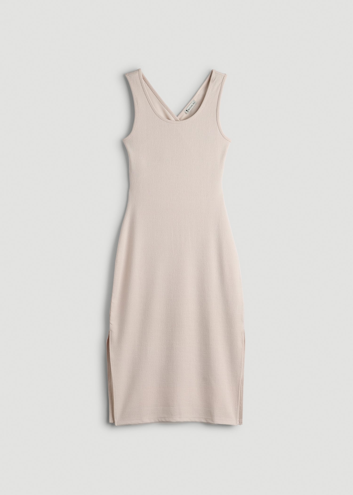 Midi Cross Back Sleeveless Dress for Tall Women | American Tall