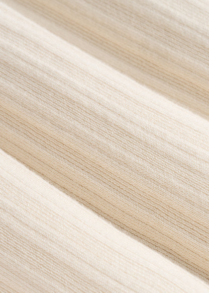 Mock Neck Sweater Bodysuit for Tall Women in Warm Ecru