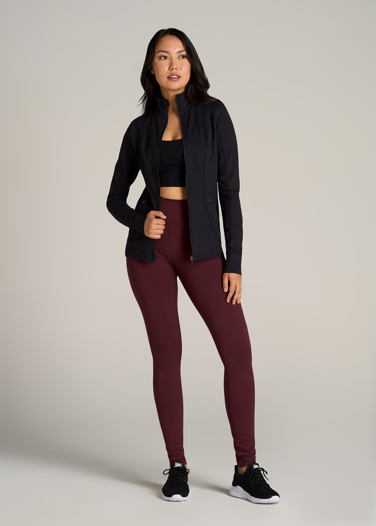 Women Solid Black Slim Fit Ankle Length Leggings - Tall – Cherrypick