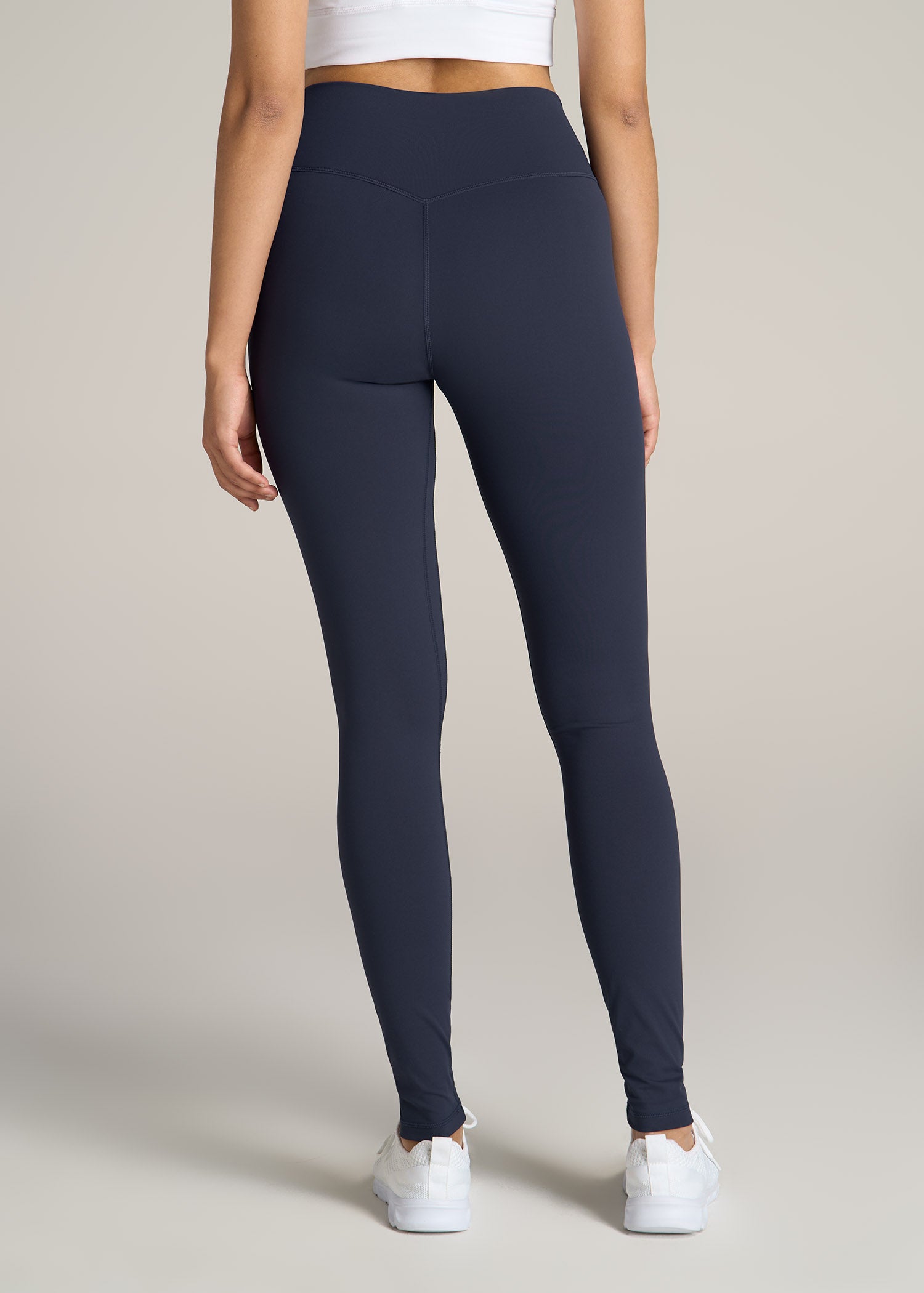 Playback high-rise leggings in blue - The Upside