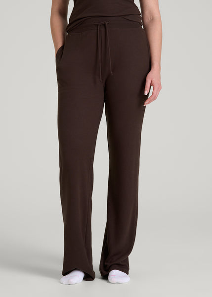 Open-Bottom Waffle Lounge Pants for Tall Women | American Tall