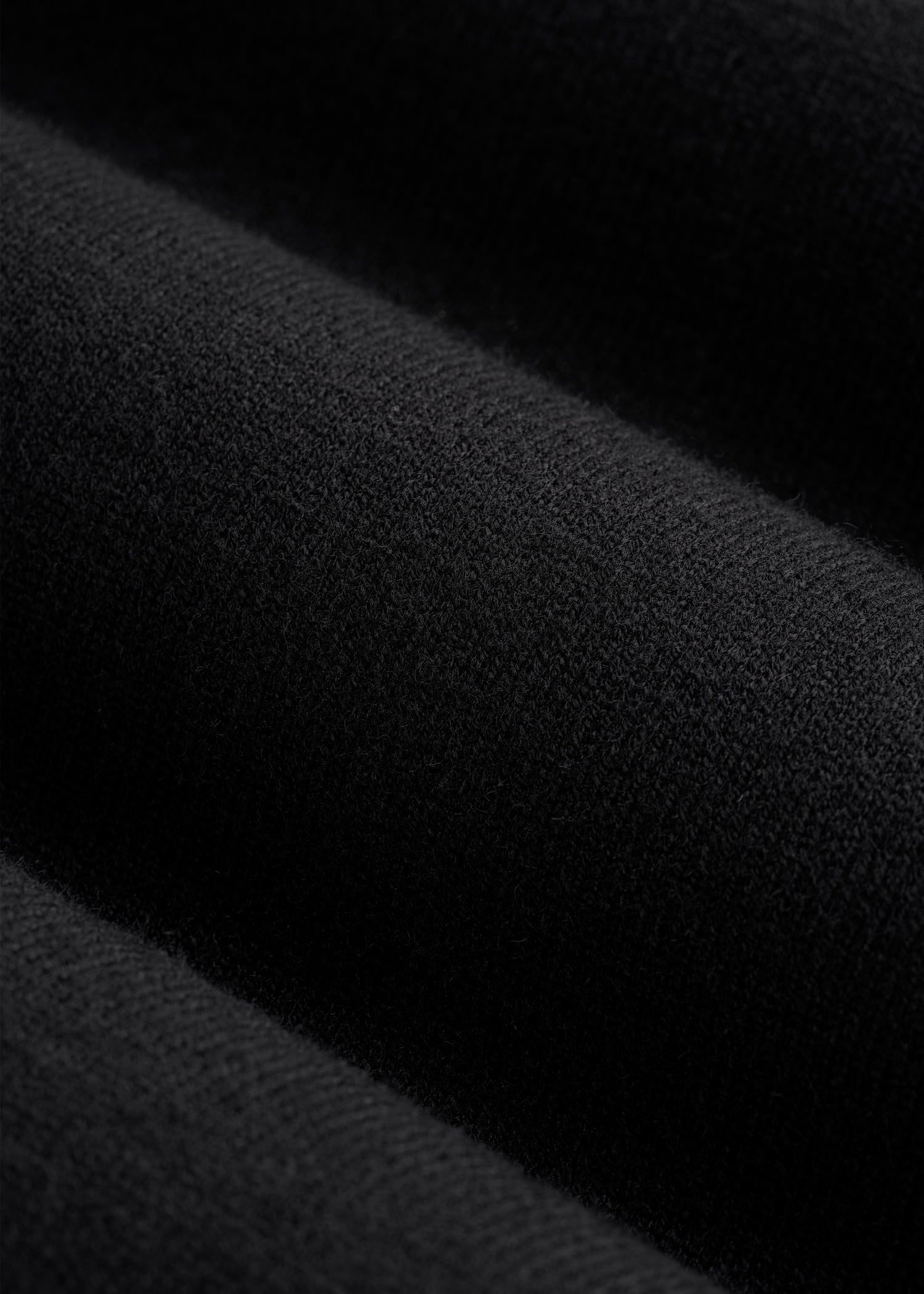 Open Front Cardigan for Tall Women in Deep Black
