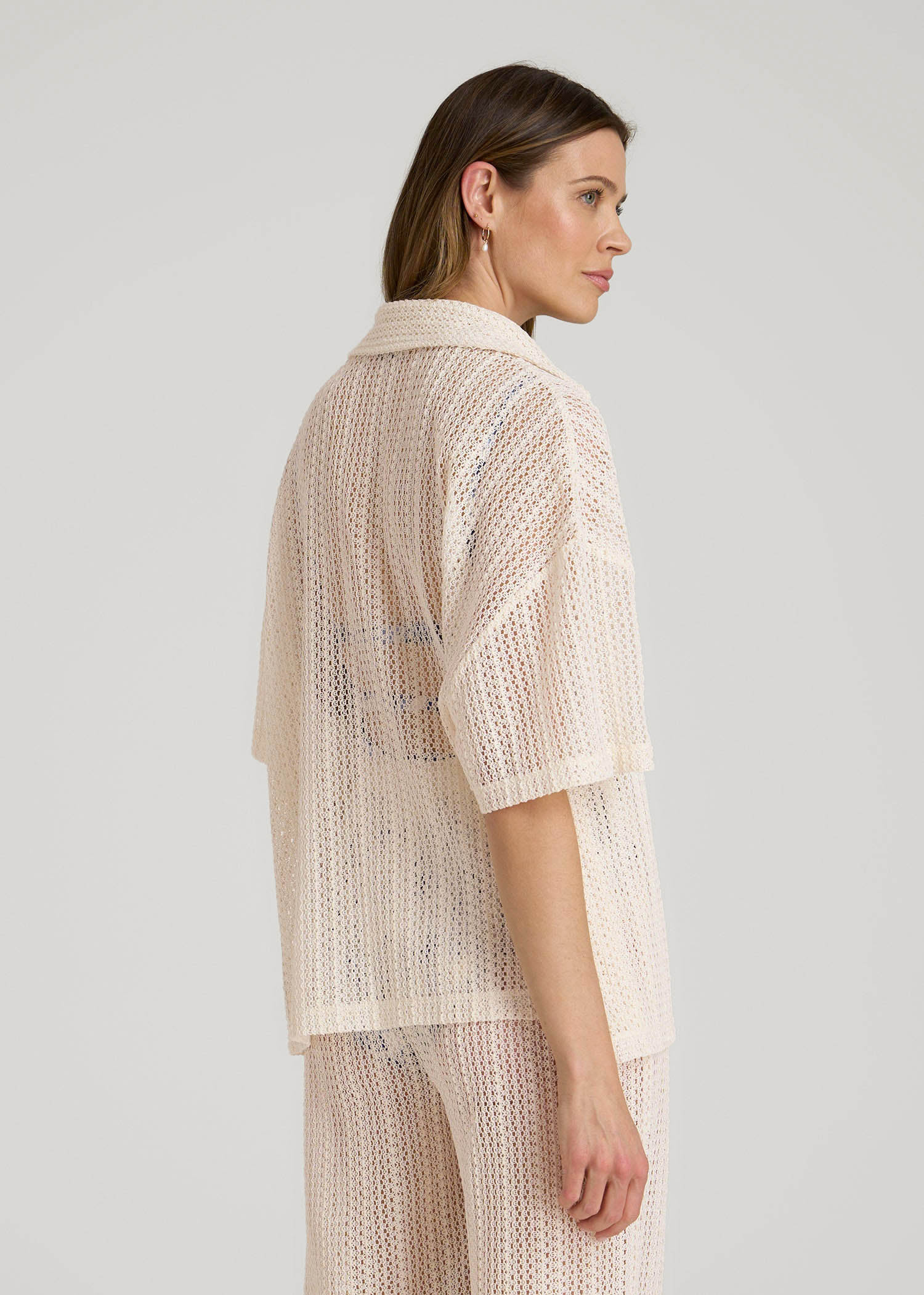 Openwork Loose Knit Top for Tall Women | American Tall