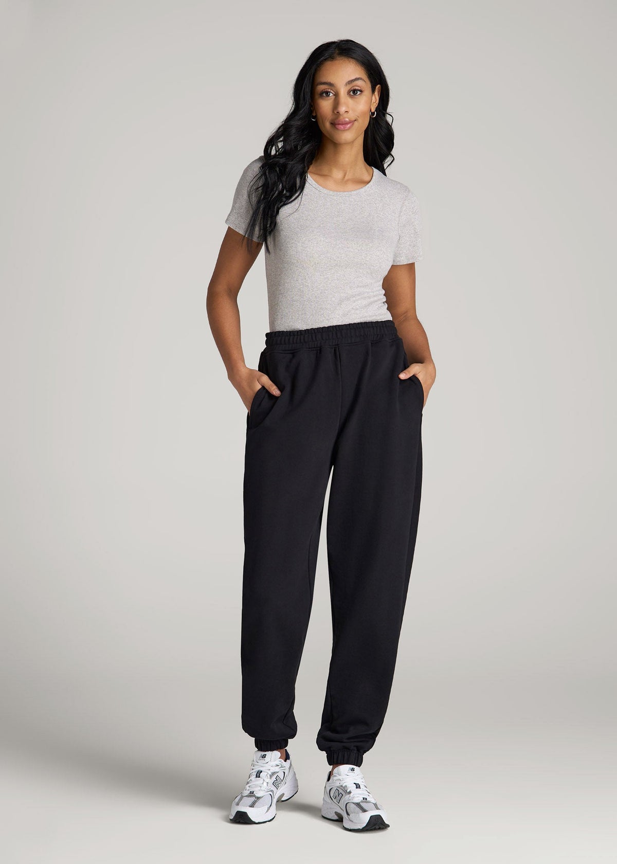 Wearever Oversized French Terry Joggers for Tall Women | American Tall
