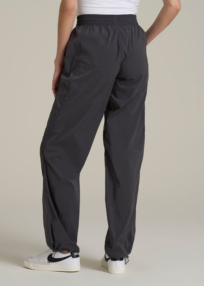 Parachute Jogger for Tall Women in Dark Ash