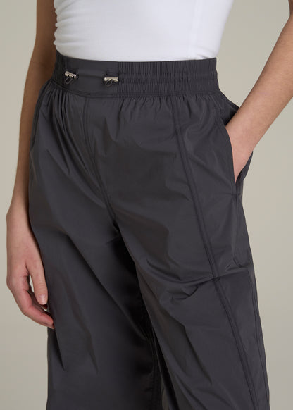 Parachute Jogger for Tall Women in Dark Ash