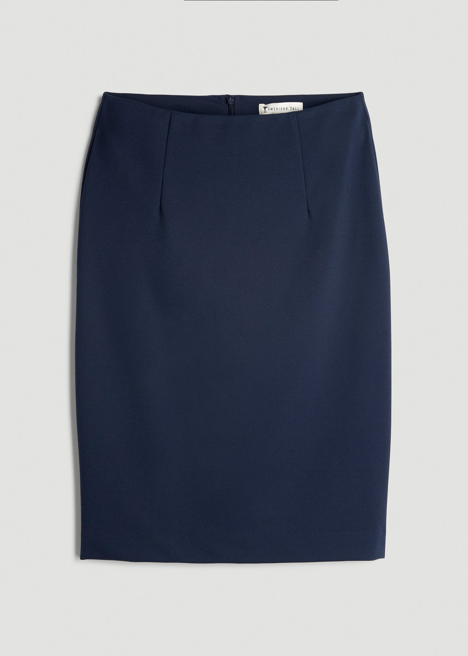 Freedom Flex Pencil Skirt for Tall Women in Navy