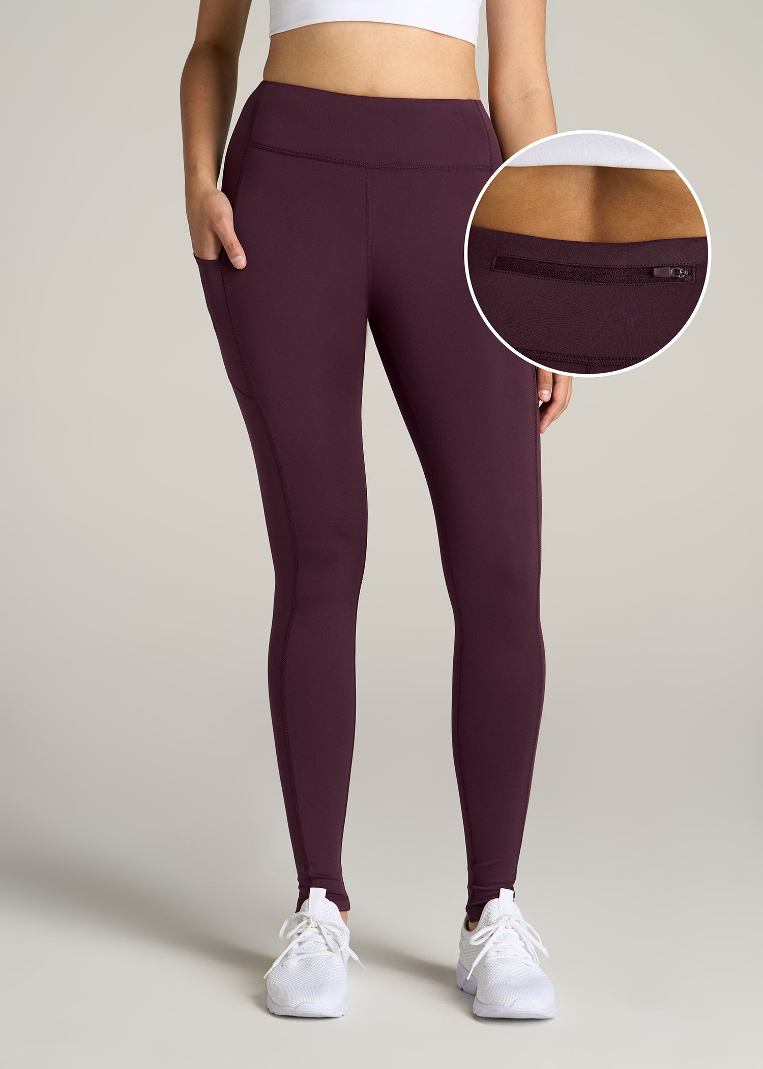 Only Play sports performance leggings with side paneling in black