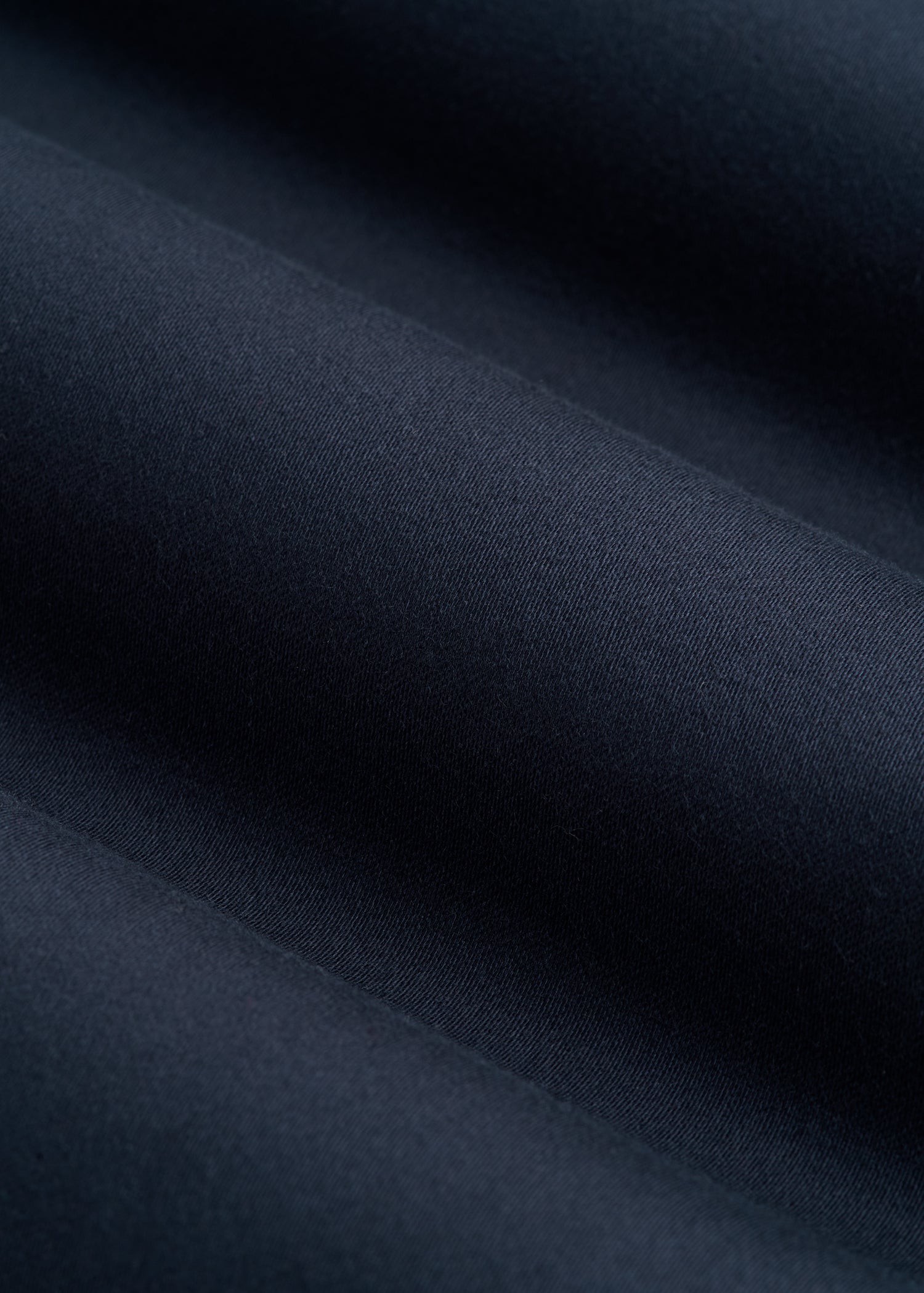 Pleated Wide Leg Chino With Belt for Tall Women in True Navy