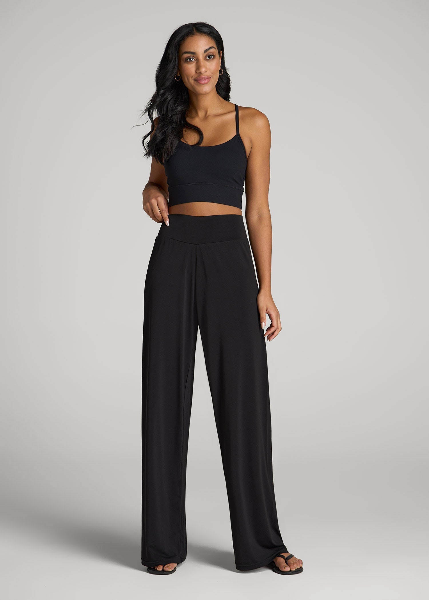 Pull-On Breezy Wide Leg Pants for Tall Women | American Tall