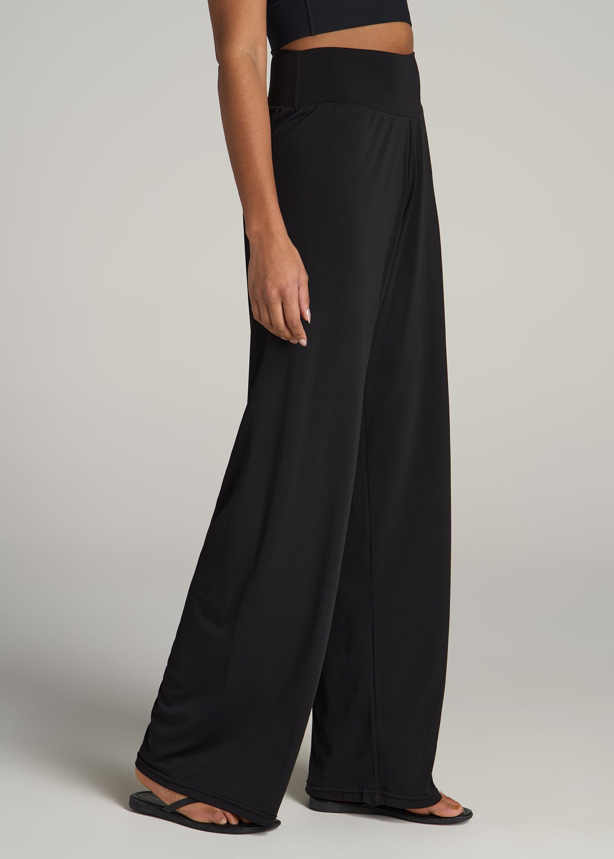 Pull On Breezy Wide Leg Pants for Tall Women | American Tall