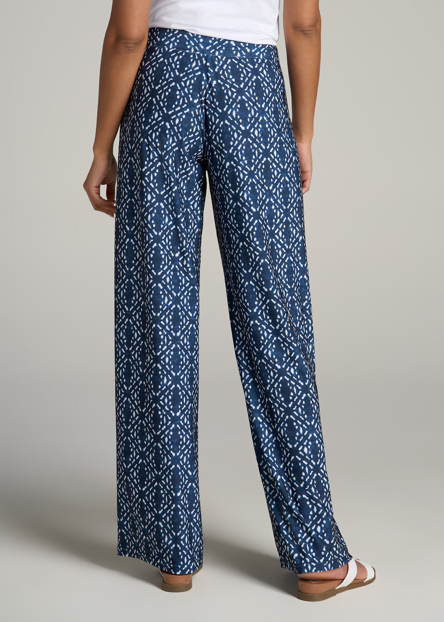 Front Fly Wide-Leg Pant, Tribal