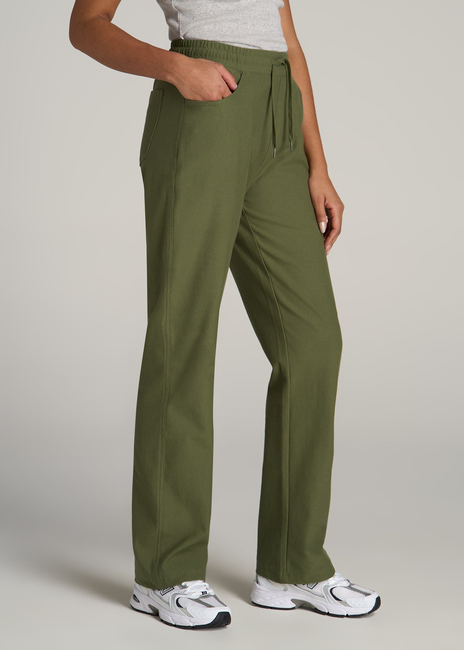 Pull-On Straight Leg Knit Pants for Tall Women – American Tall