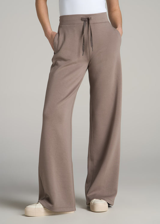 Women's Tall Wearever High-Waisted Garment-Dyed Sweatpants Latte – American  Tall