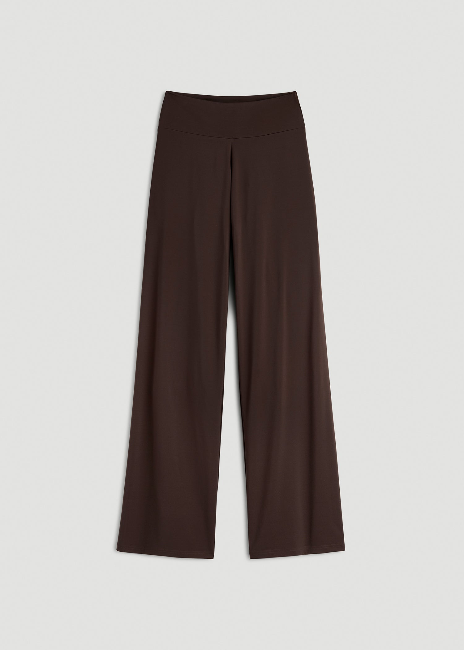 Pull On Breezy Wide Leg Pants for Tall Women in Espresso