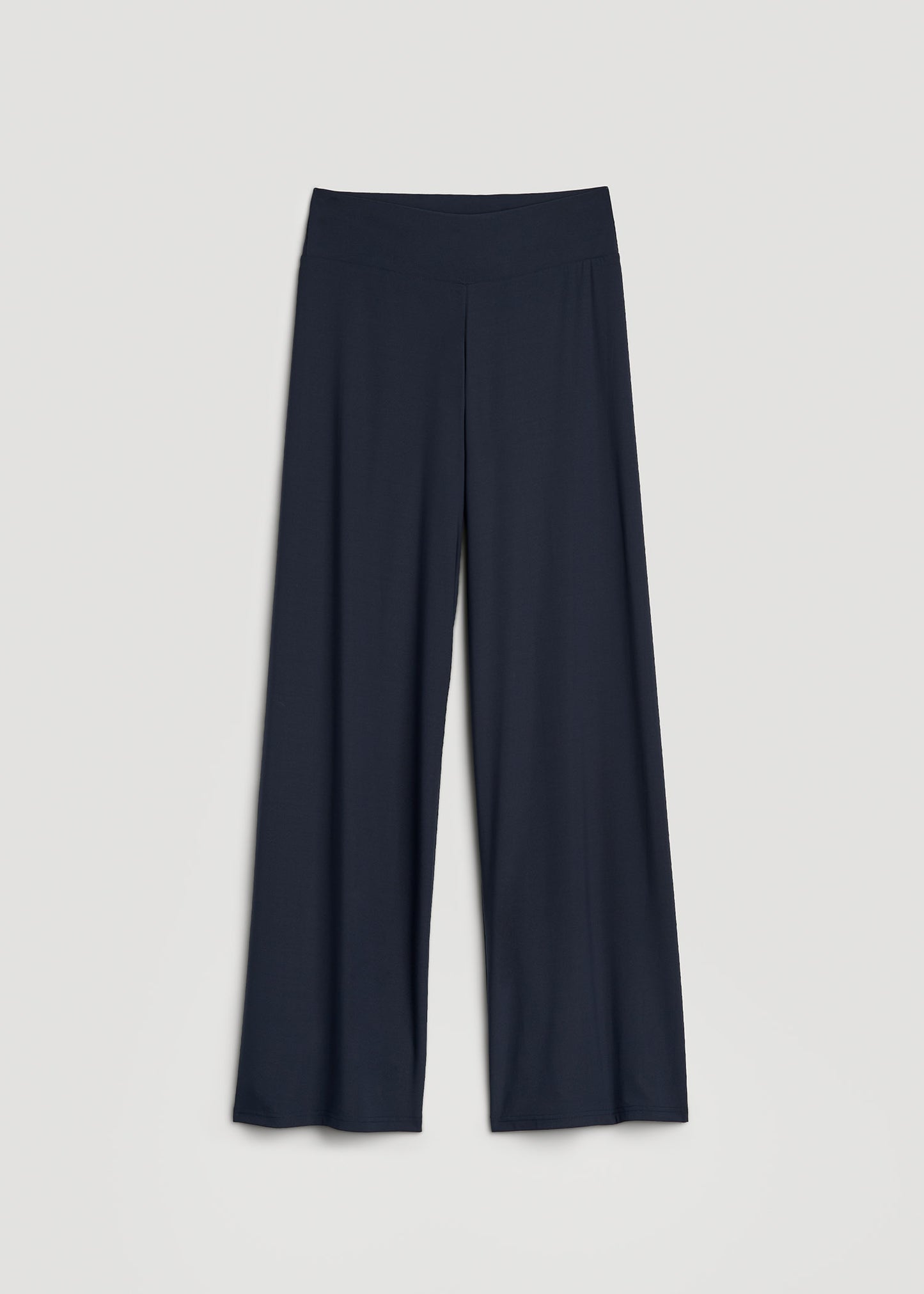 Pull On Breezy Wide Leg Pants for Tall Women in Navy