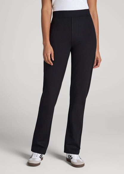 stretchy dress pants for women DGD Stretch Plus Size Wrinkle-Free Office Pant with Pocket High Waist Work Casual Pant XL-C at Amazon Women's Clothing store Be Stylish in the Lyla Chic Mocha Brown Dressy Tailored Flared Trouser Pants. ShiShine Dress Pants for Women