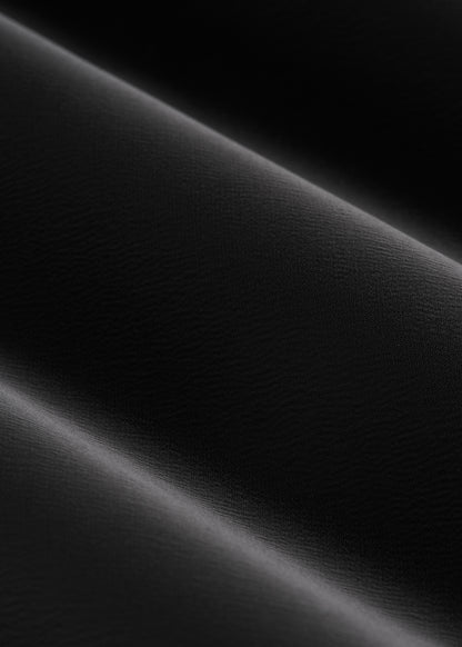 Pull-On Satin Midi Skirt for Tall Women in Black