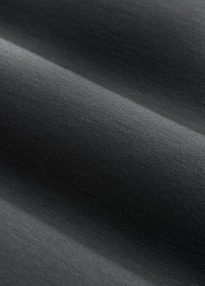 Pull-On Tie Waist Wide Leg Pants for Tall Women in Iron Grey