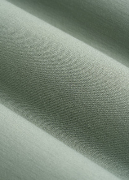 Pull-On Tie Waist Wide Leg Pants for Tall Women in Seagrass