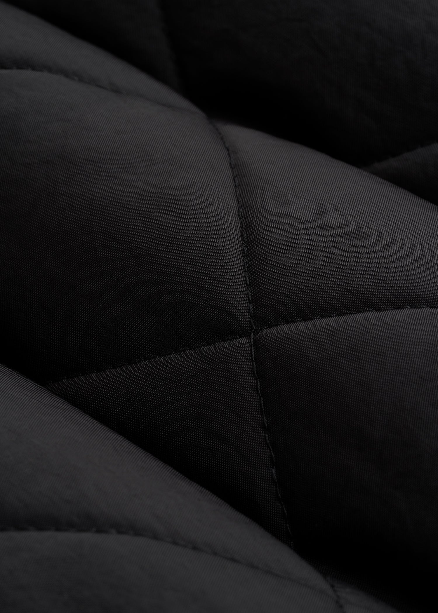 Quilted Jacket for Tall Women in Black