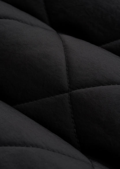 Quilted Jacket for Tall Women in Black