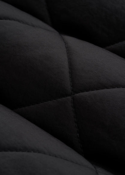 Quilted Jacket for Tall Women in Black
