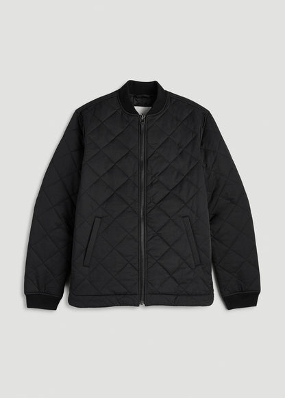 Quilted Jacket for Tall Women in Black