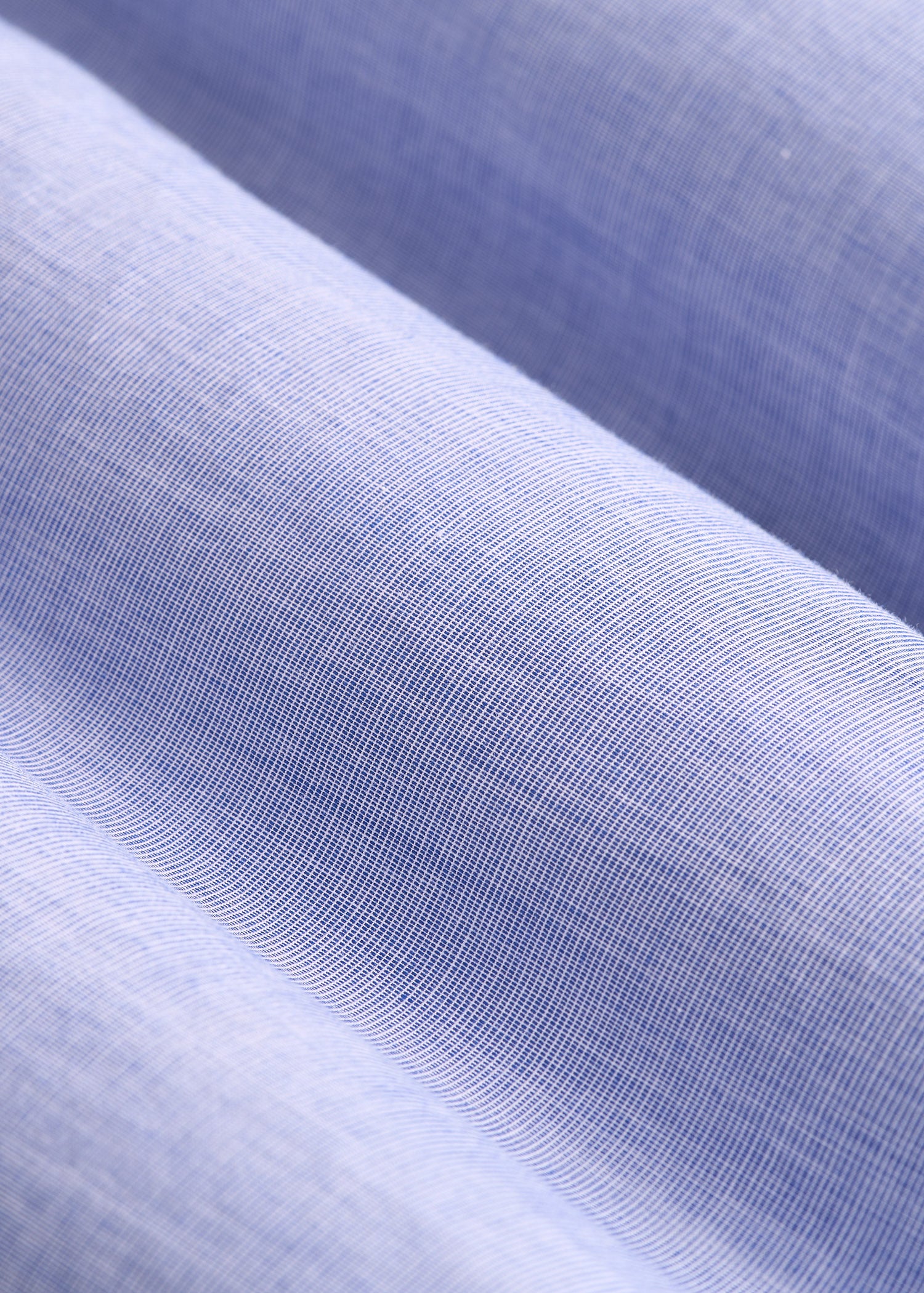 Regular Fit Dress Shirt for Tall Women in Chambray Blue