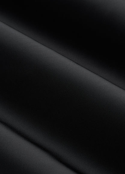 Relaxed Button-Up Blouse for Tall Women in Black