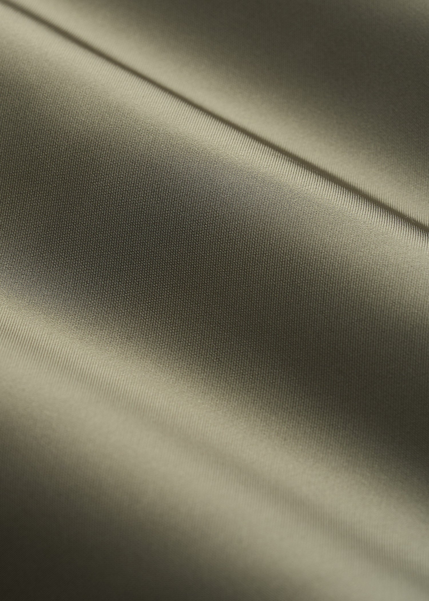 Relaxed Button-Up Blouse for Tall Women in Camper Green