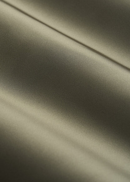 Relaxed Button-Up Blouse for Tall Women in Camper Green