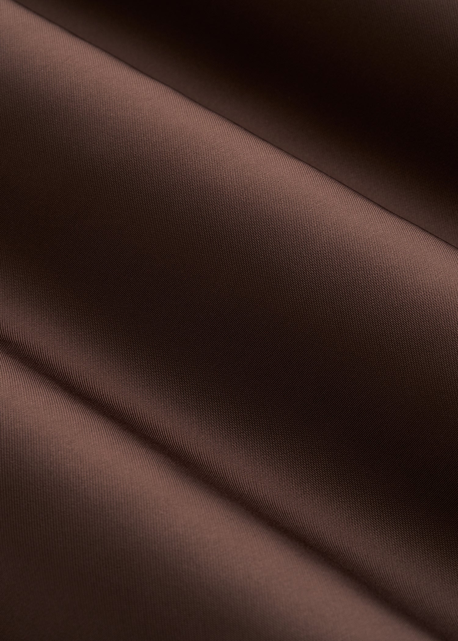 Relaxed Button-Up Blouse for Tall Women in Chocolate Mocha