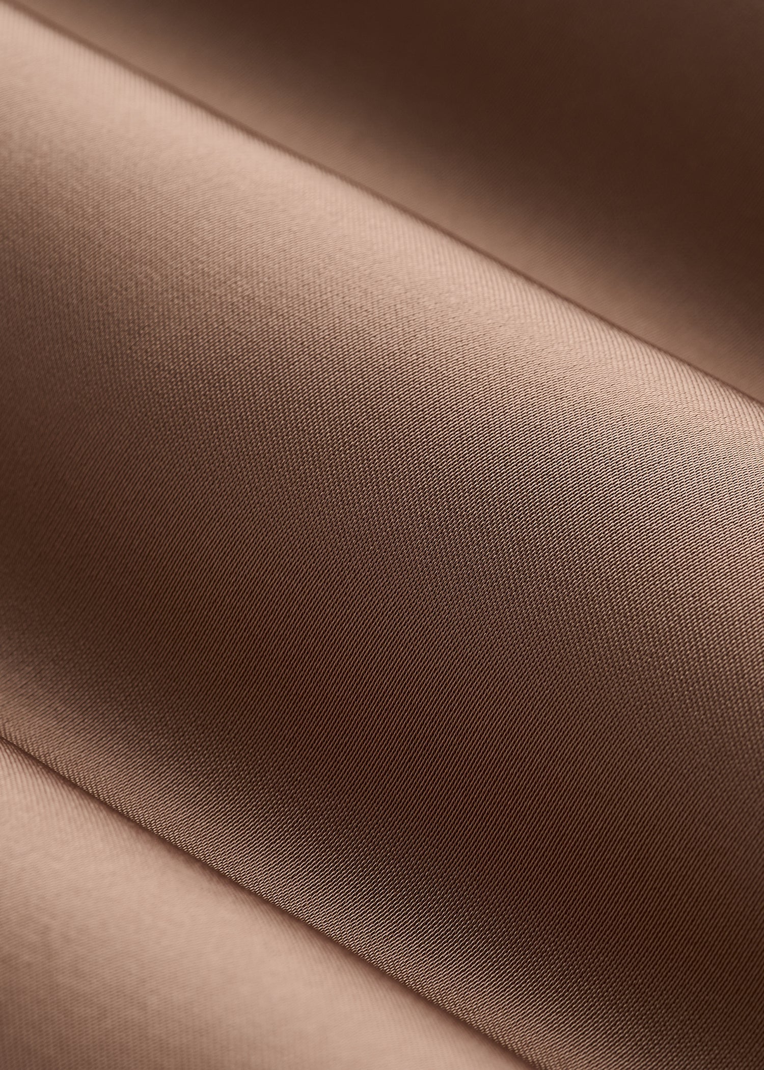 Relaxed Button-Up Blouse for Tall Women in Latte