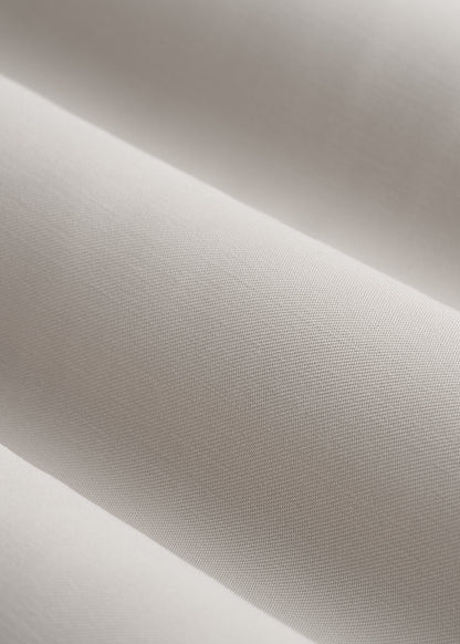 Relaxed Button-Up Single-Pocket Blouse for Tall Women in Stone