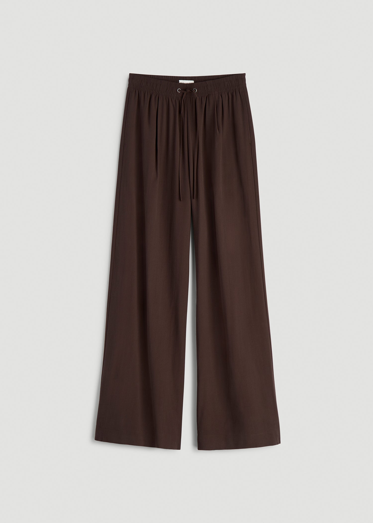 Relaxed Pull-On Pants for Tall Women in Espresso