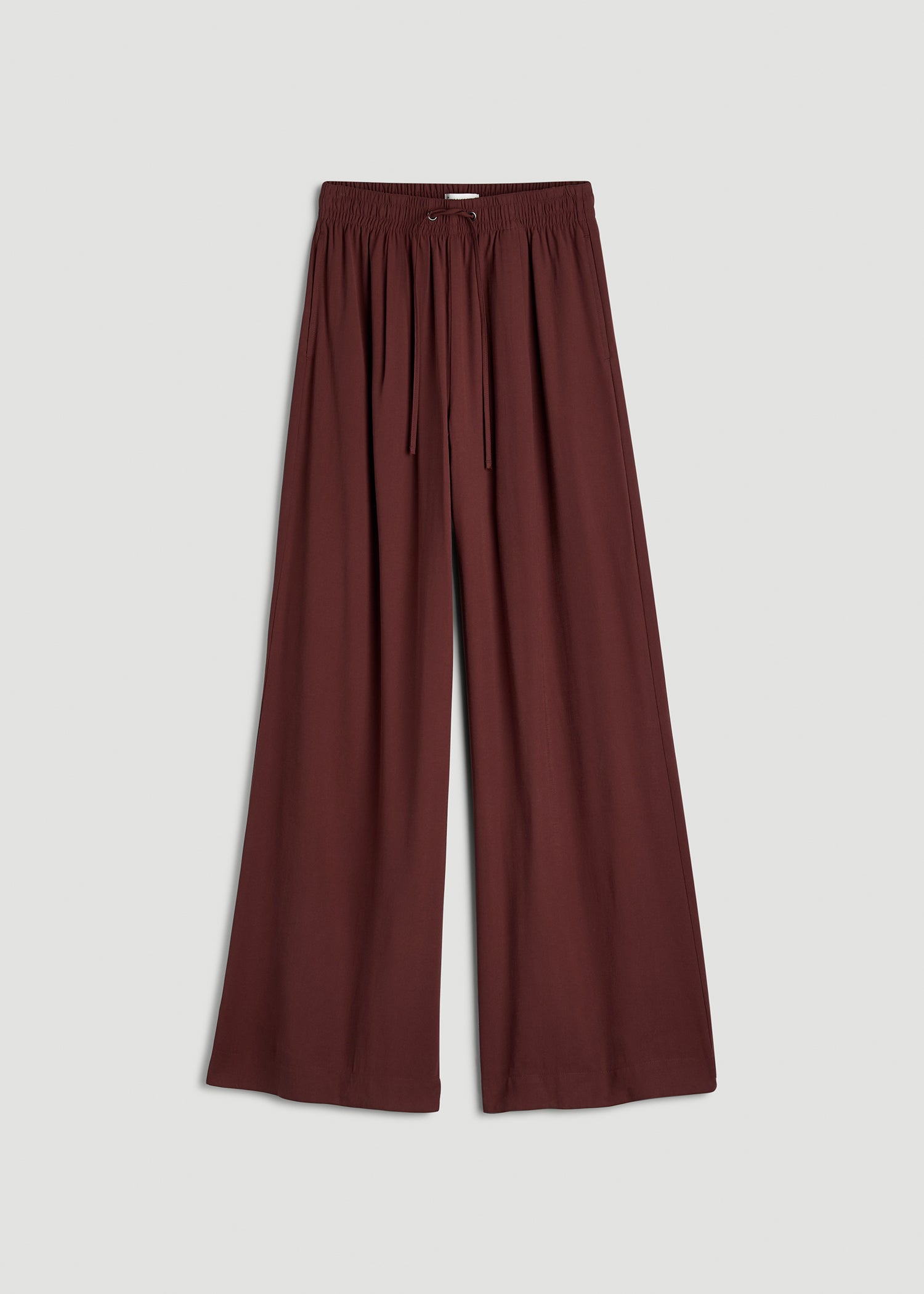 Relaxed Pull-On Pants for Tall Women in Rum Raisin