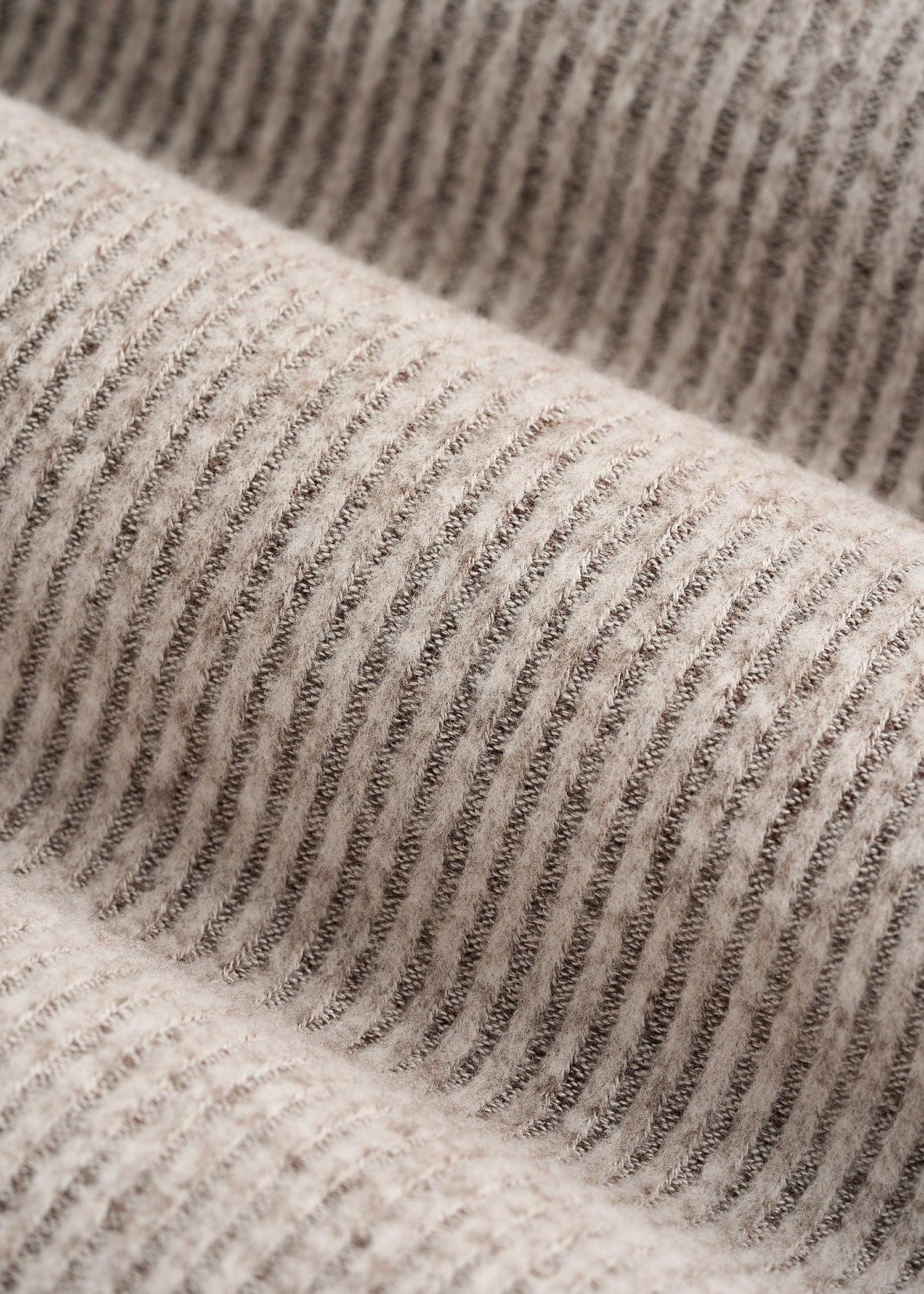 Ribbed Flare Lounge Pants for Tall Women in Coffee Quartz Mix