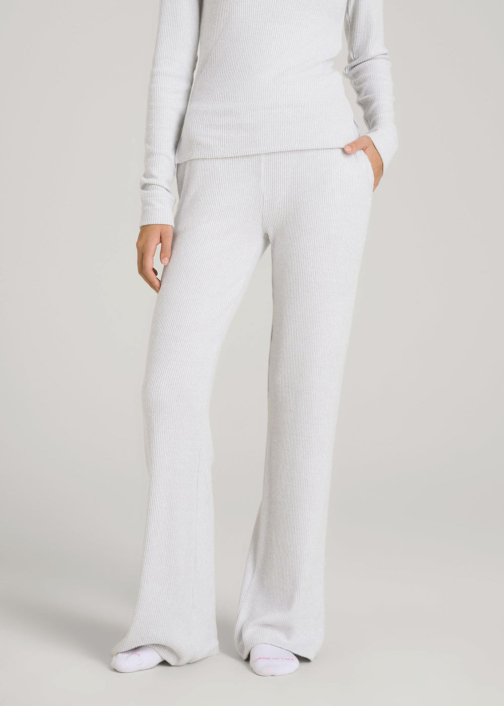 Women's Ribbed Flare Extra-Long Lounge Pants | American Tall