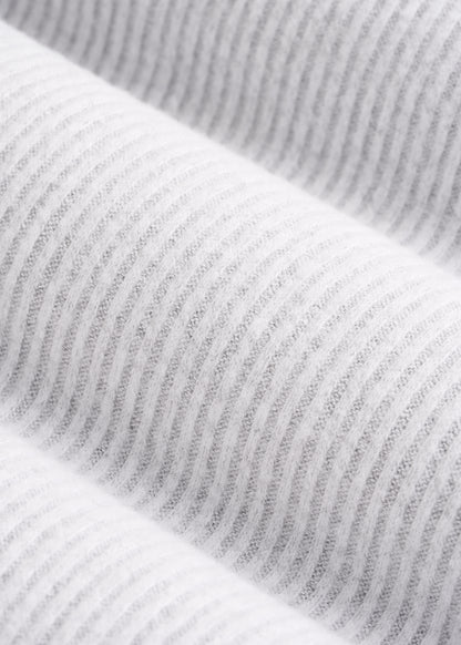 Women's Ribbed Flare Lounge Pants for Tall Women in Fog Grey Mix