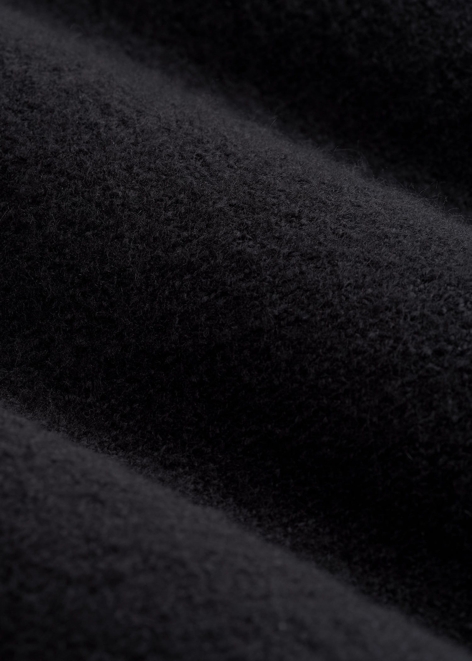 Rolled Mock Neck Sweater for Tall Women in Black