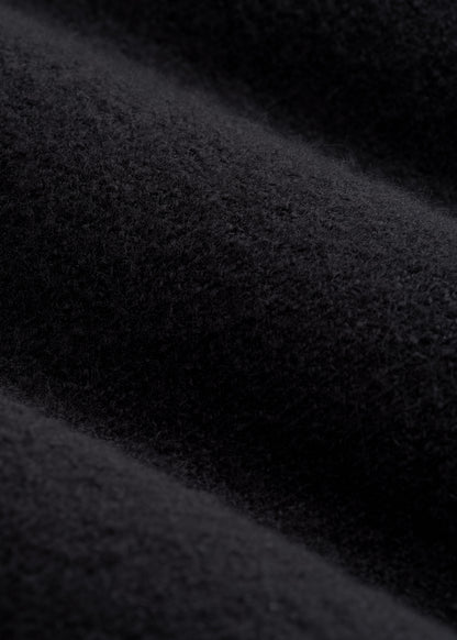 Rolled Mock Neck Sweater for Tall Women in Black