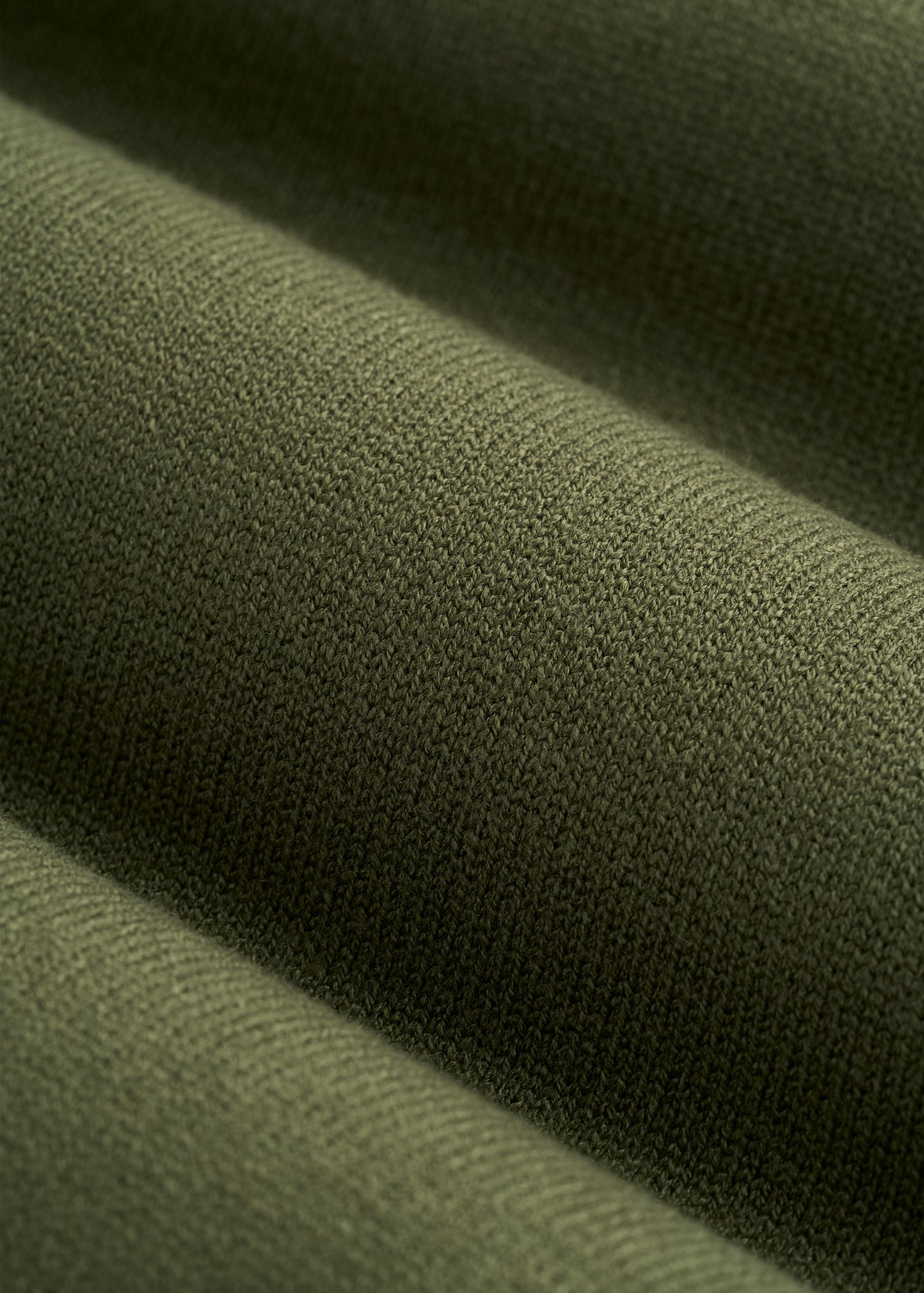 Rolled Neck Sweater with Tie for Tall Women in Bay Leaf