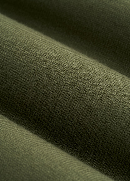 Rolled Neck Sweater with Tie for Tall Women in Bay Leaf