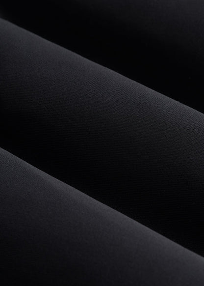 Ruched Jersey Midi Dress for Tall Women in Black