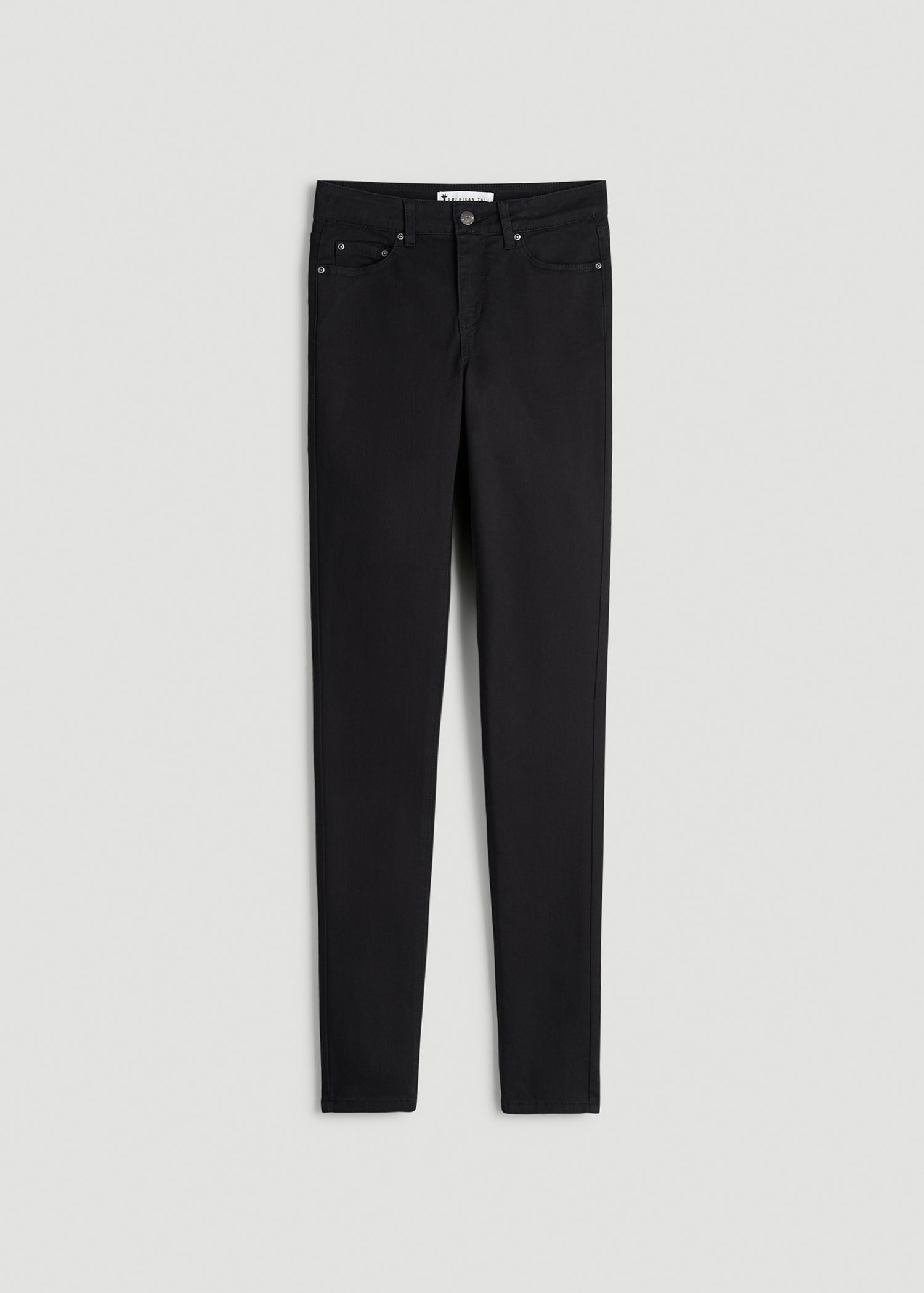 Sarah Mid-Rise Skinny Jeans for Tall Women in Black