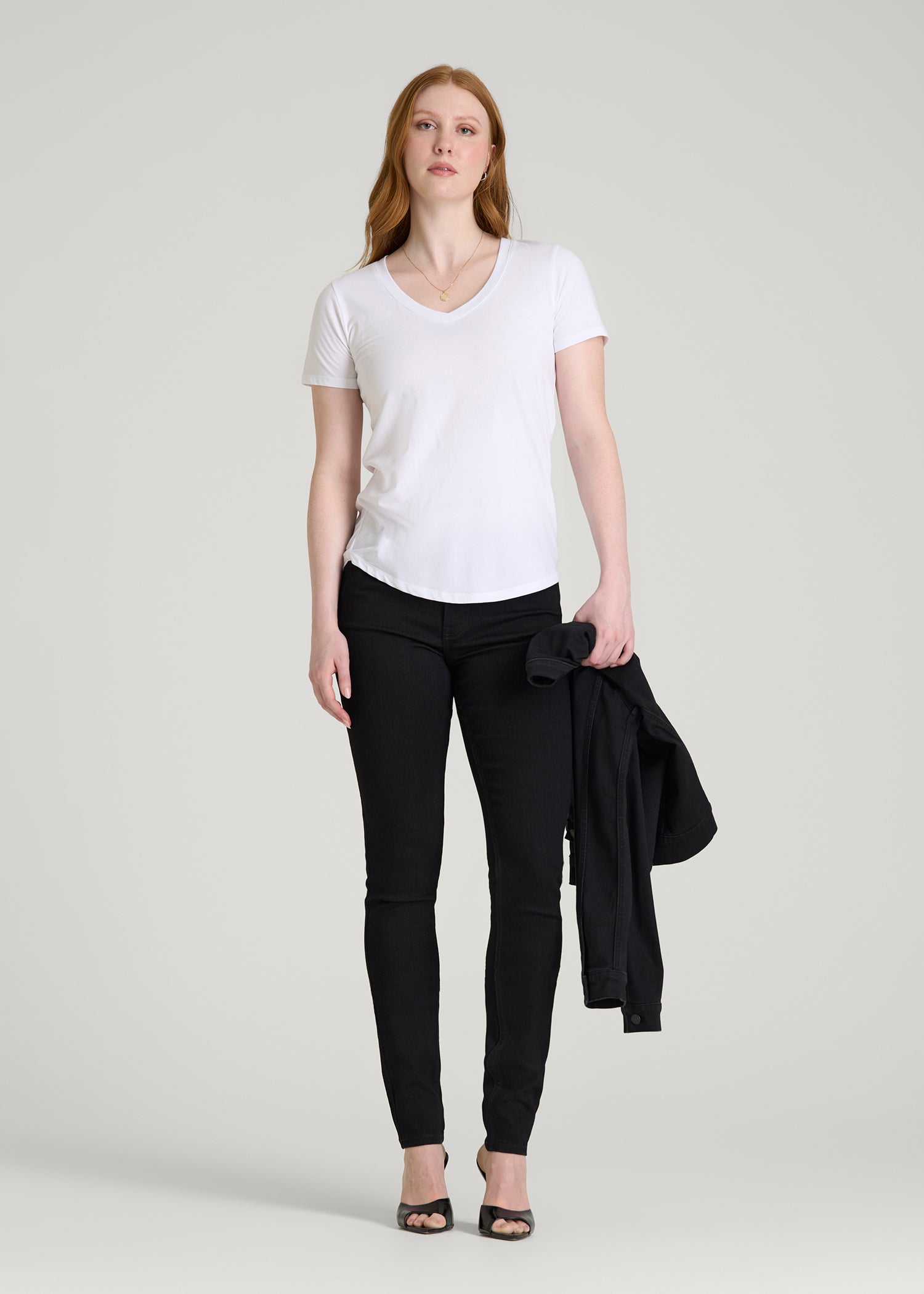 Skinny Jeans for Tall Women | Mid-Rise Stretch Denim – American Tall